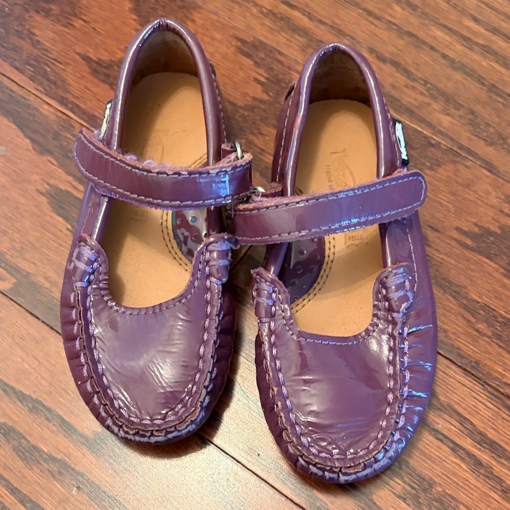 Venettini Purple Kids Moccasins
